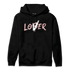 Red Stardust 3s Hoodie Match Loser Lover - NastyJamz