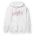 Red Stardust 3s Hoodie Match Loser Lover - NastyJamz