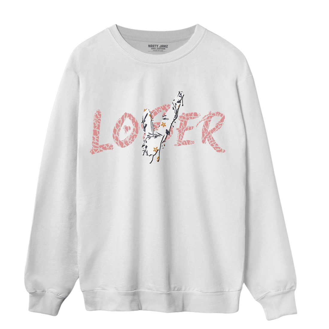 Red Stardust 3s Sweatshirt Match Loser Lover - NastyJamz