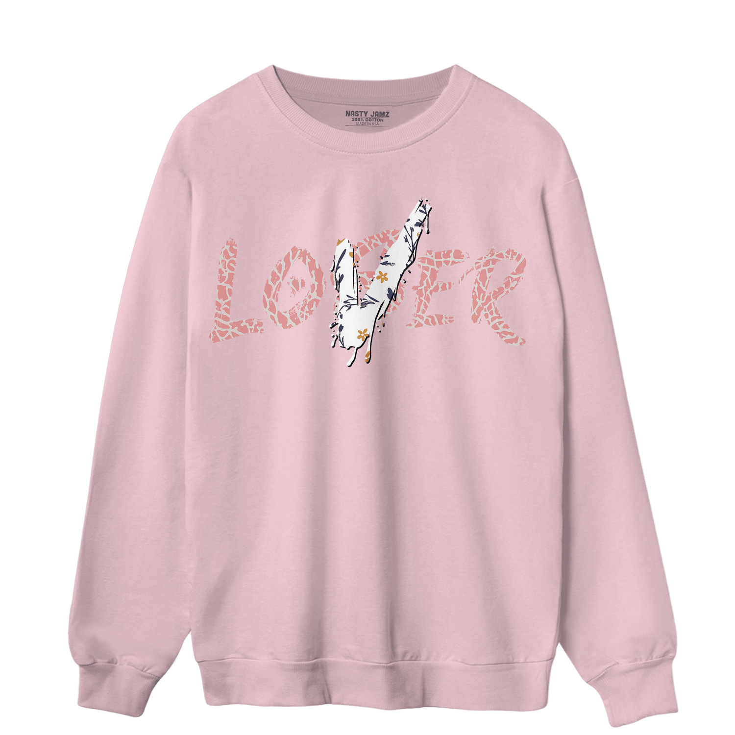 Red Stardust 3s Sweatshirt Match Loser Lover - NastyJamz