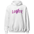 GS Hyper Violet 4s Hoodie Match Loser Lover - NastyJamz
