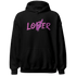 GS Hyper Violet 4s Hoodie Match Loser Lover - NastyJamz