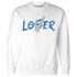 Industrial Blue 4s Sweatshirt Match Loser Lover - NastyJamz