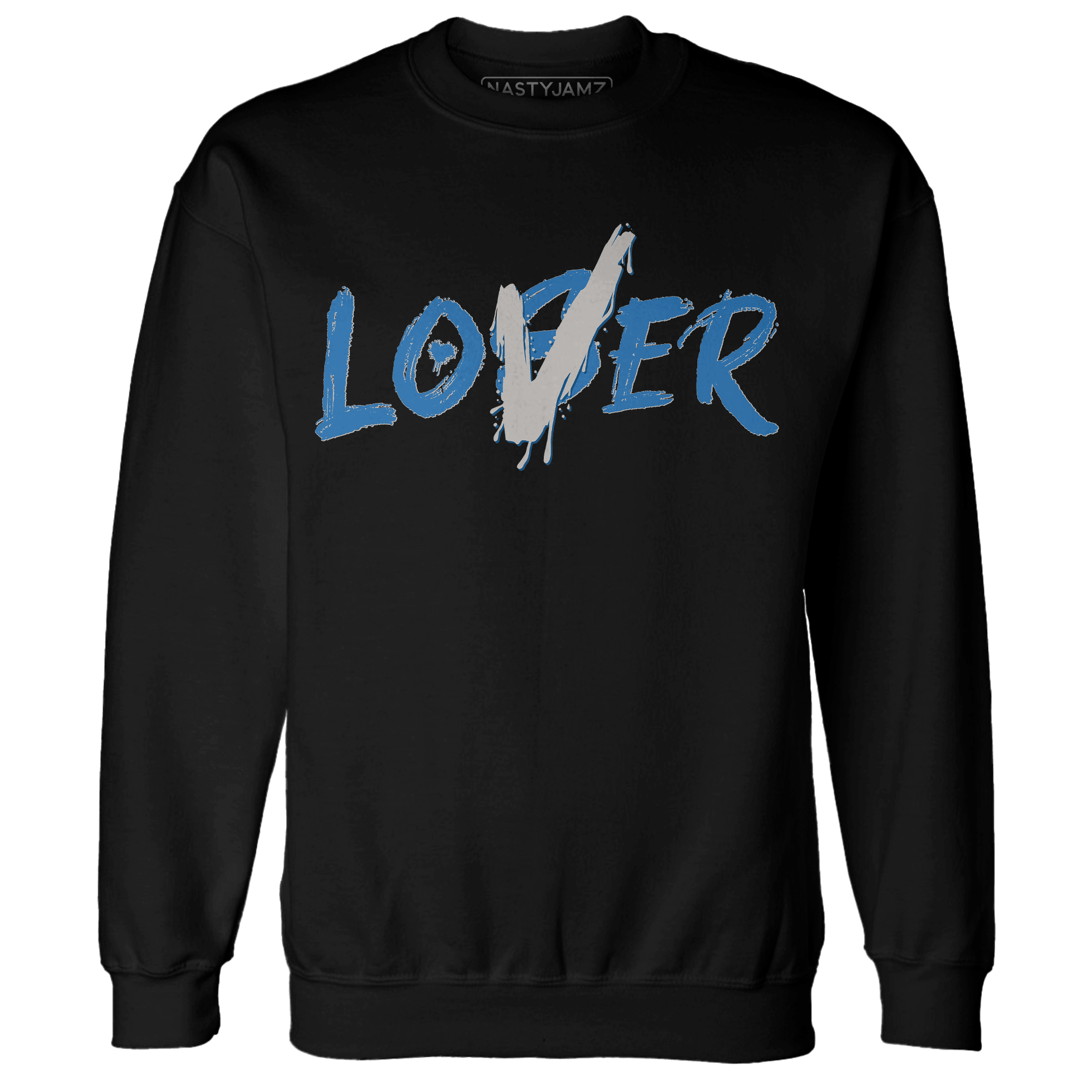 Industrial Blue 4s Sweatshirt Match Loser Lover - NastyJamz