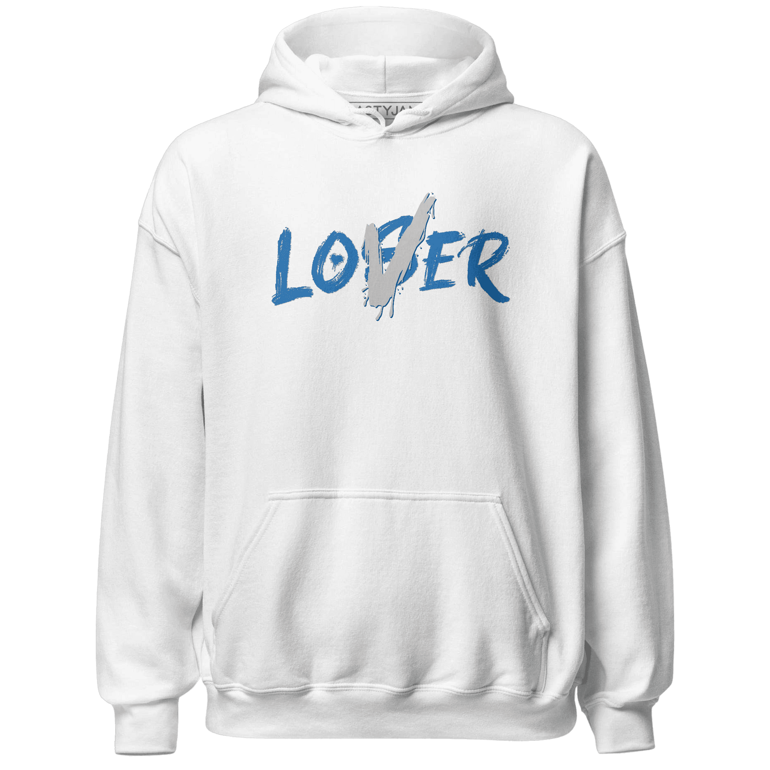 Industrial Blue 4s Hoodie Match Loser Lover - NastyJamz