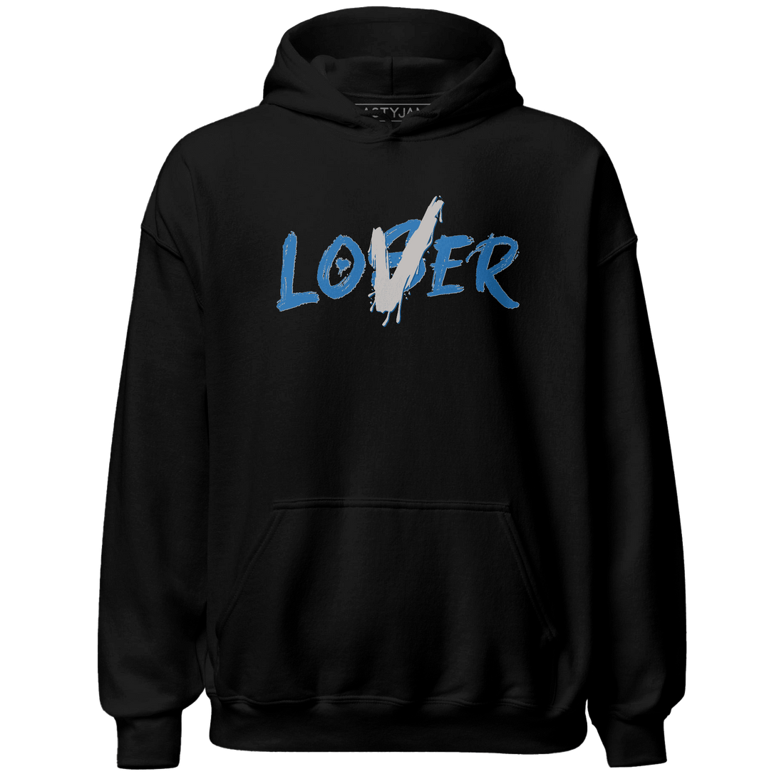 Industrial Blue 4s Hoodie Match Loser Lover - NastyJamz