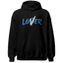 Industrial Blue 4s Hoodie Match Loser Lover - NastyJamz