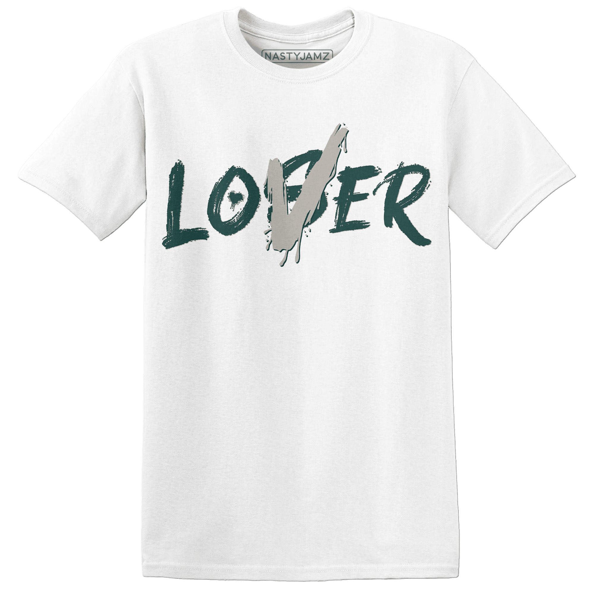 Oxidized Green 4s T Shirt Match Loser Lover - NastyJamz