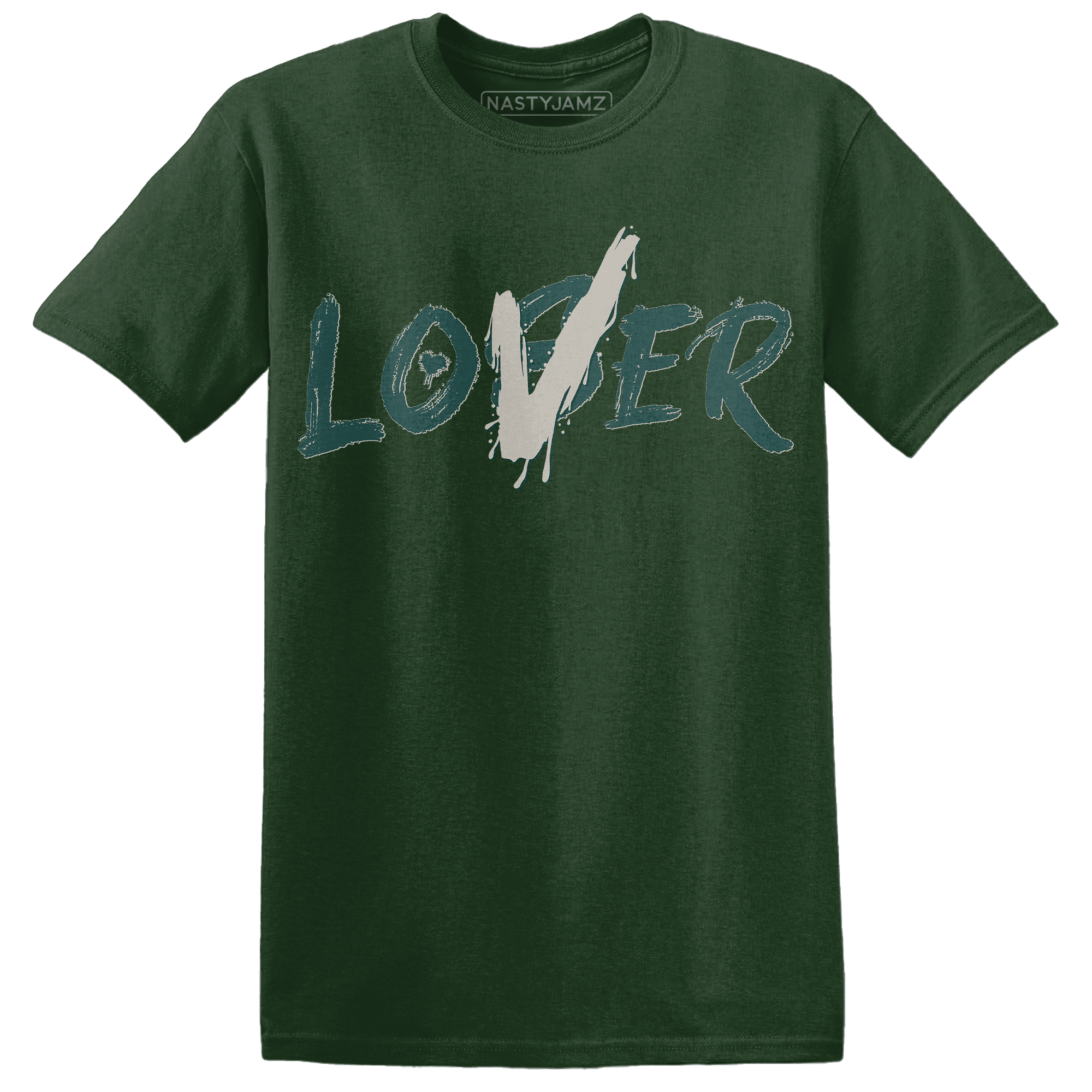 Oxidized Green 4s T Shirt Match Loser Lover - NastyJamz