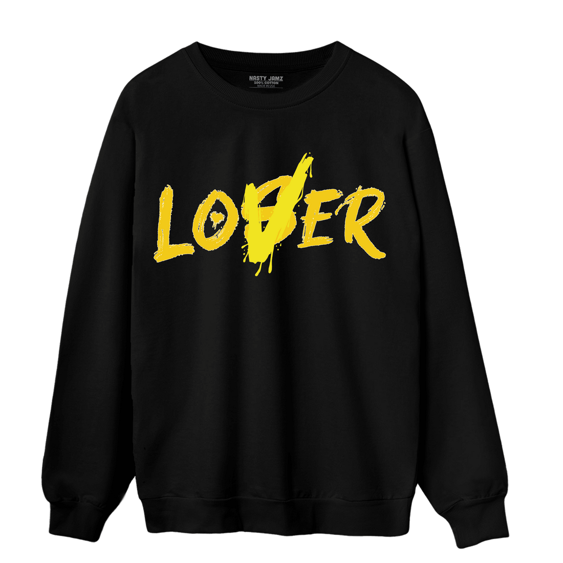 Vivid Sulfur 4s Sweatshirt Match Loser Lover - NastyJamz