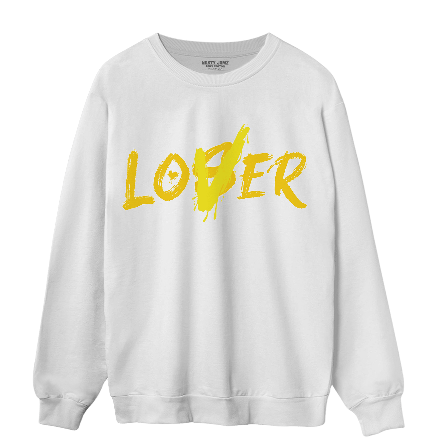 Vivid Sulfur 4s Sweatshirt Match Loser Lover - NastyJamz