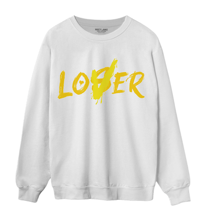 Vivid Sulfur 4s Sweatshirt Match Loser Lover - NastyJamz