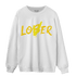 Vivid Sulfur 4s Sweatshirt Match Loser Lover - NastyJamz