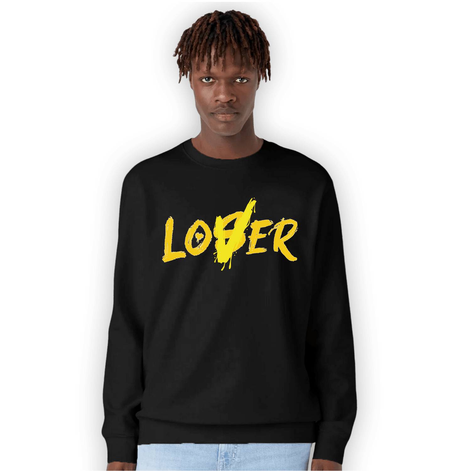 Vivid Sulfur 4s Sweatshirt Match Loser Lover - NastyJamz