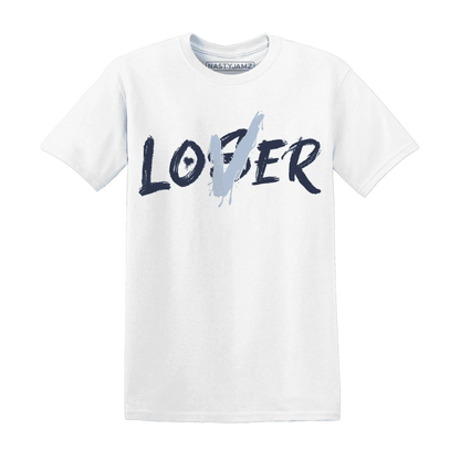 White-Navy-6s-T-Shirt-Match-Loser-Lover