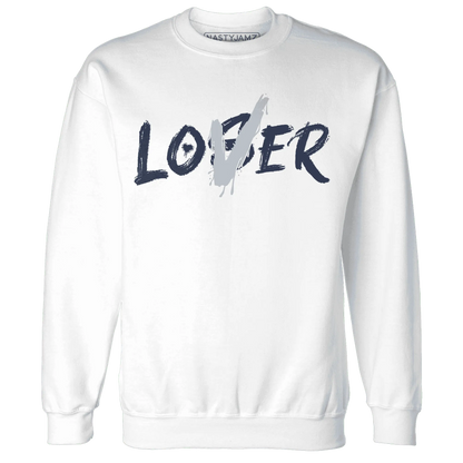 White-Navy-6s-Sweatshirt-Match-Loser-Lover