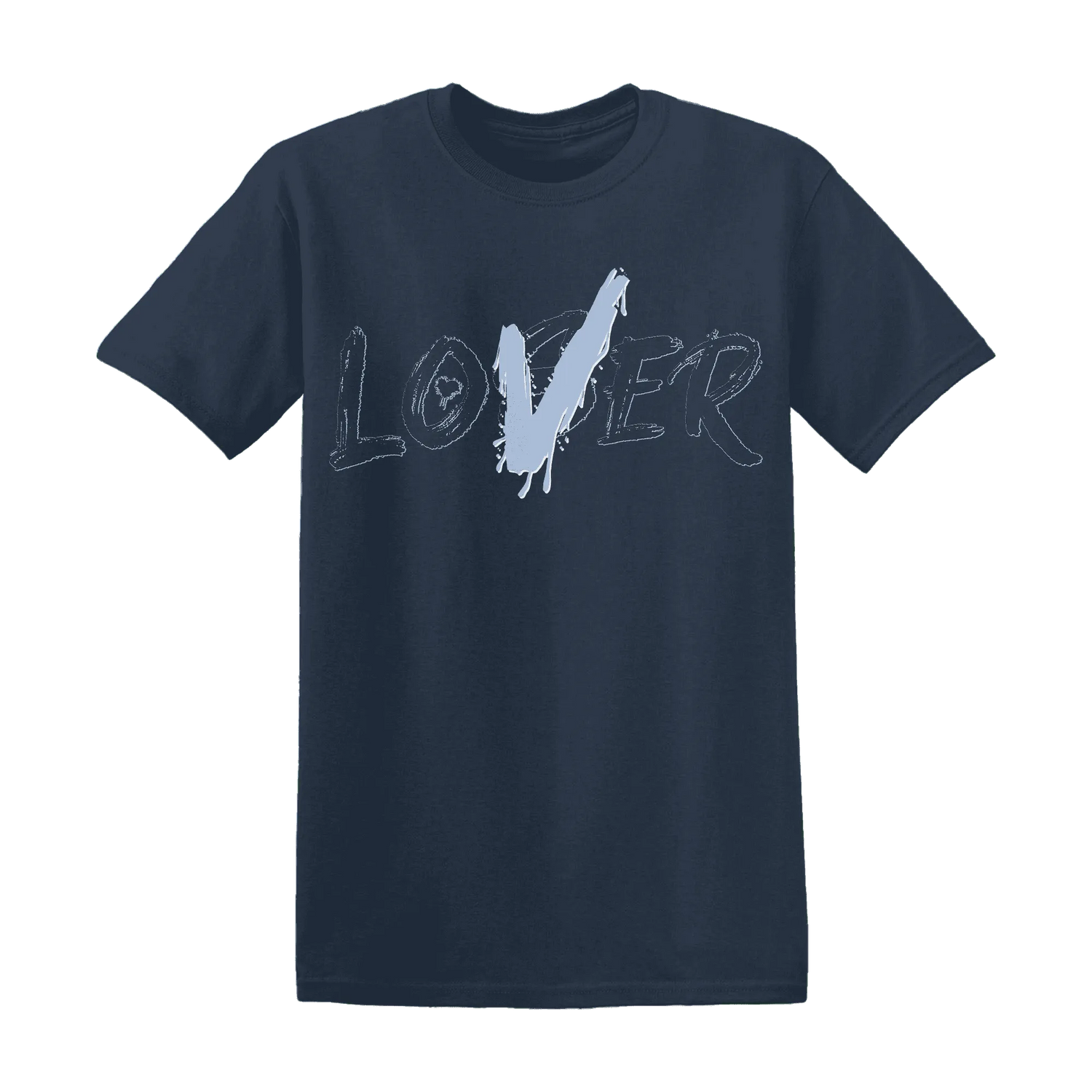 White-Navy-6s-T-Shirt-Match-Loser-Lover