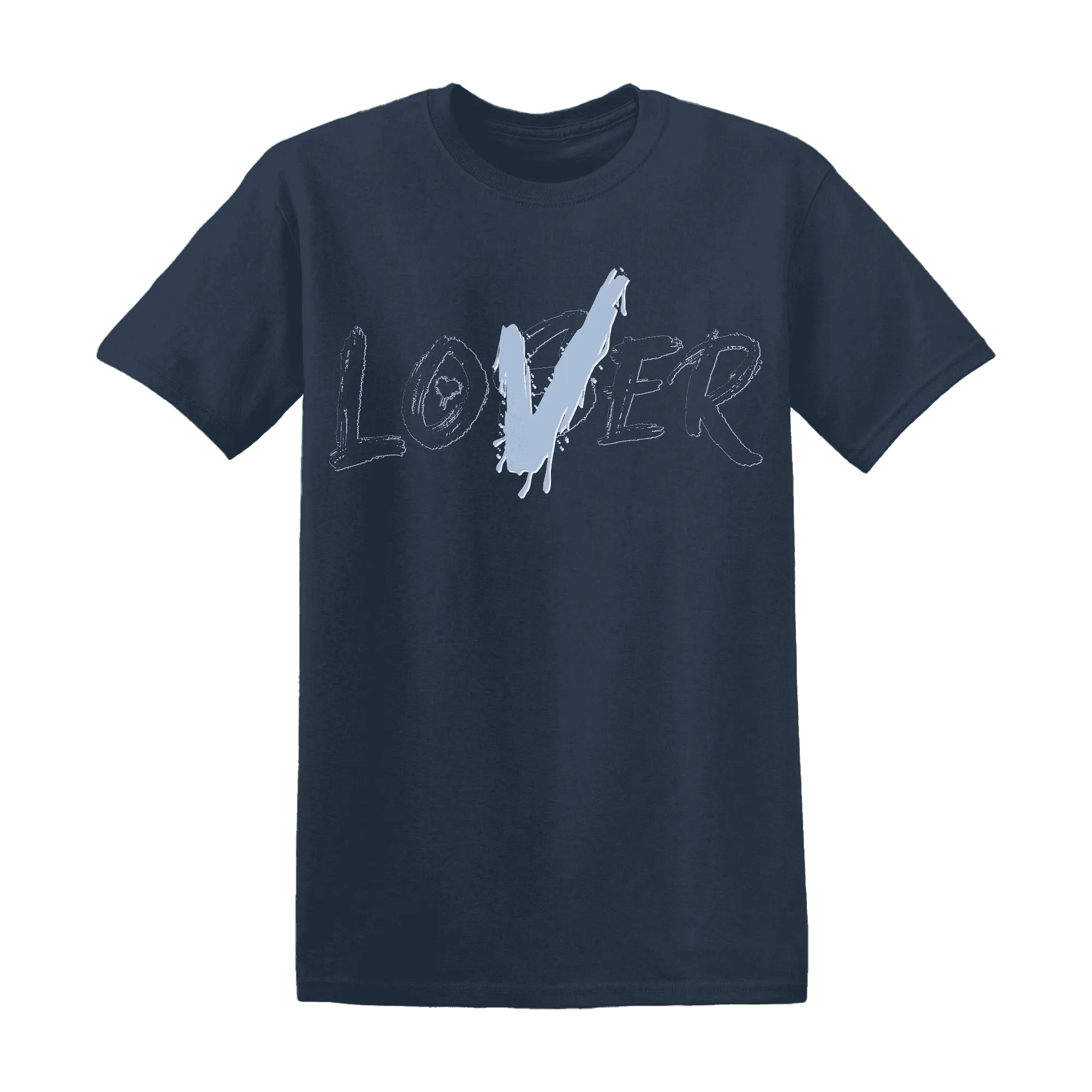 White-Navy-6s-T-Shirt-Match-Loser-Lover