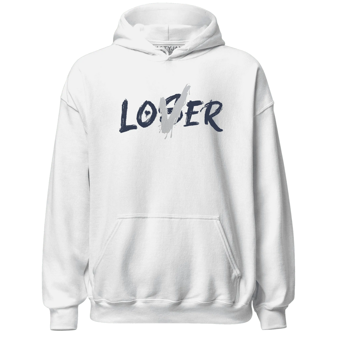 White-Navy-6s-Hoodie-Match-Loser-Lover