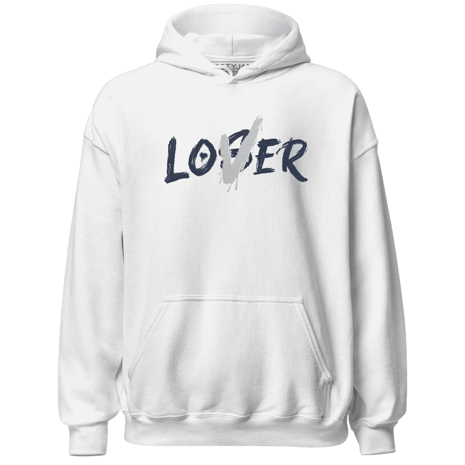 White-Navy-6s-Hoodie-Match-Loser-Lover