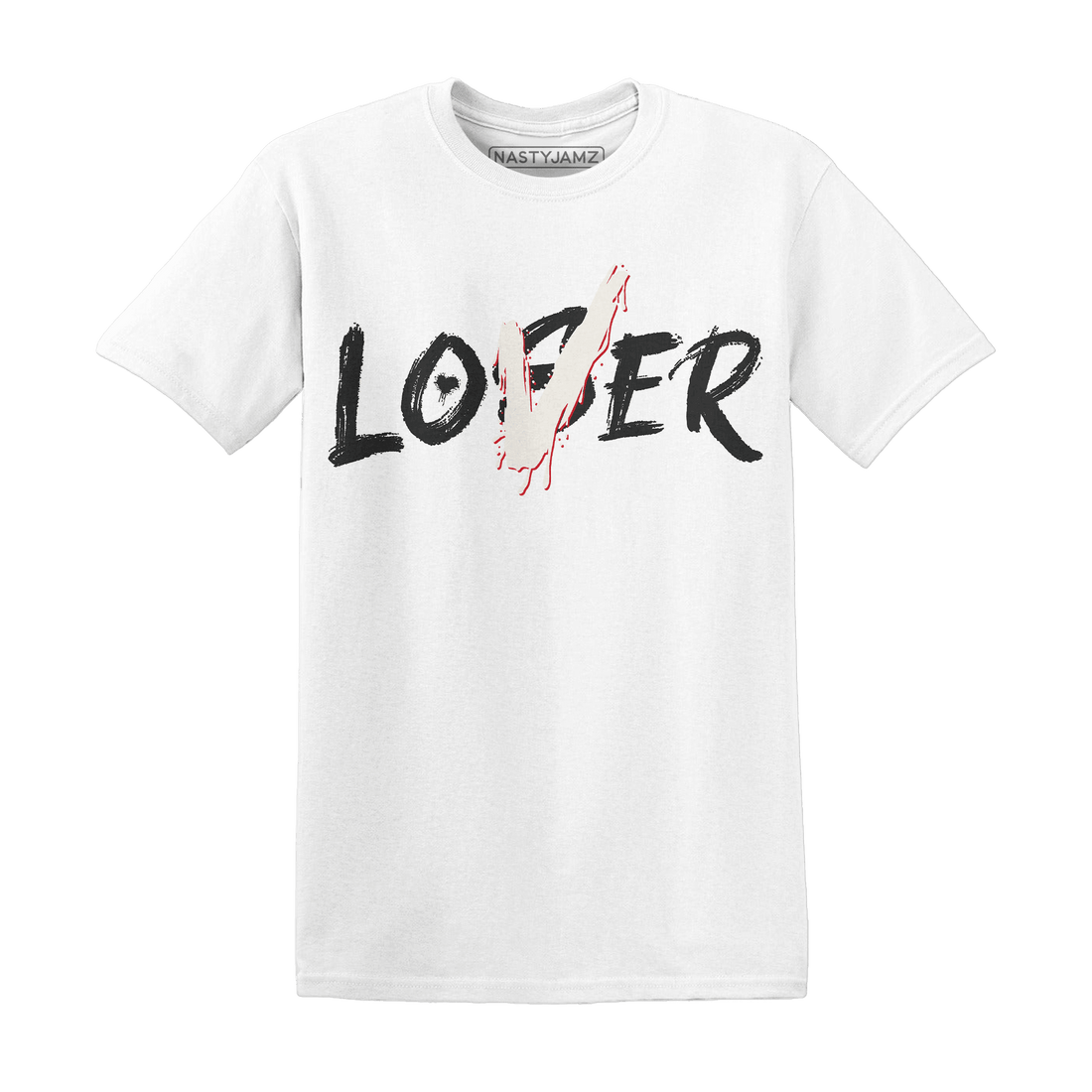 Jumman Jack University Red T Shirt Match Loser Lover - NastyJamz