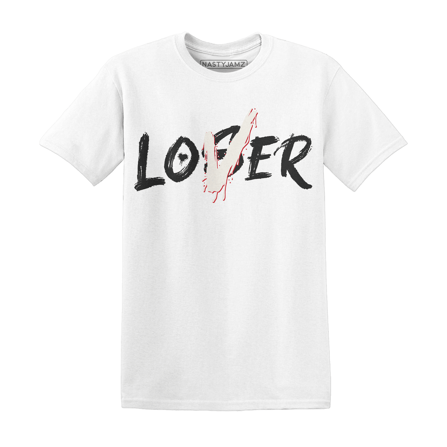 Jumman Jack University Red T Shirt Match Loser Lover - NastyJamz