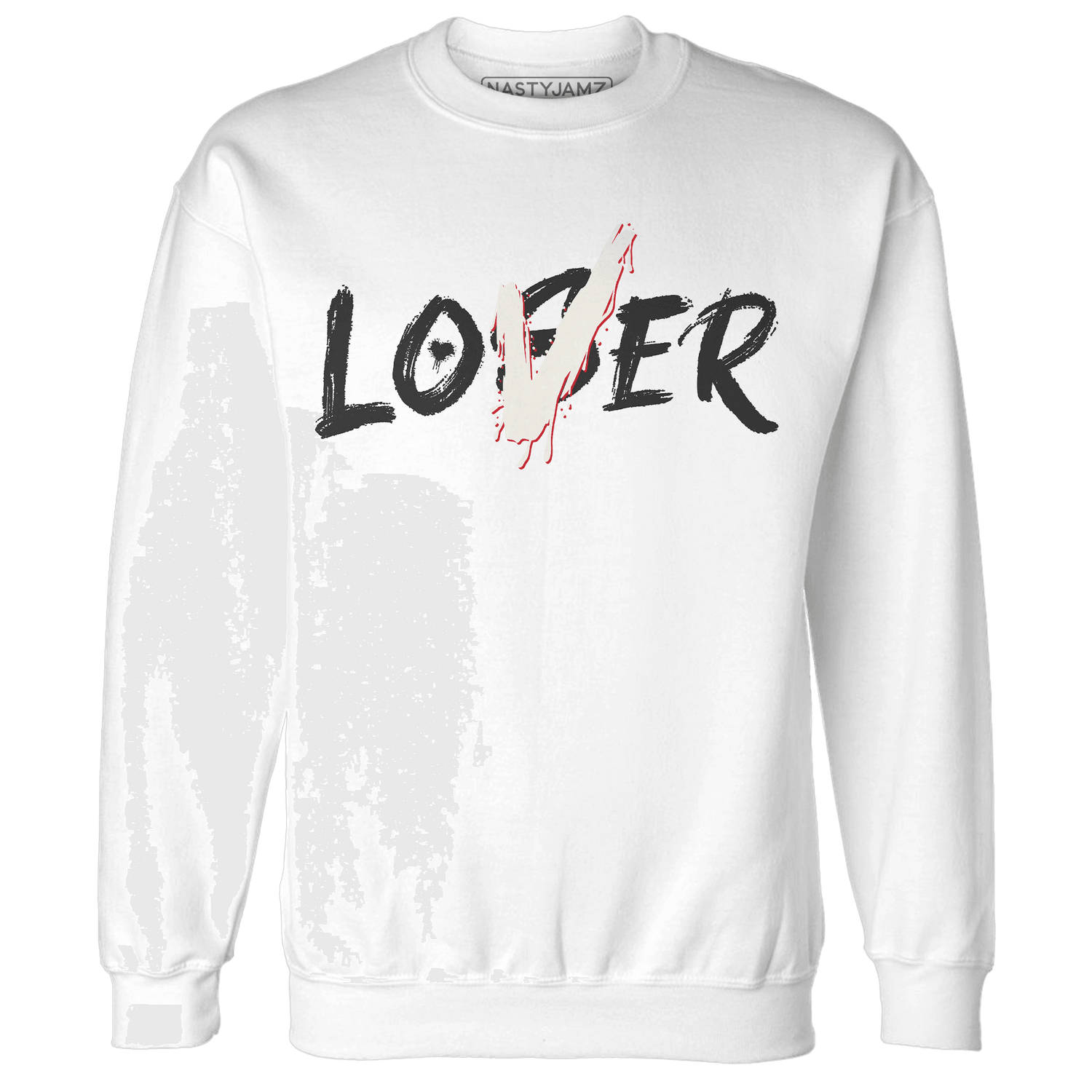 Jumman Jack University Red Sweatshirt Match Loser Lover - NastyJamz