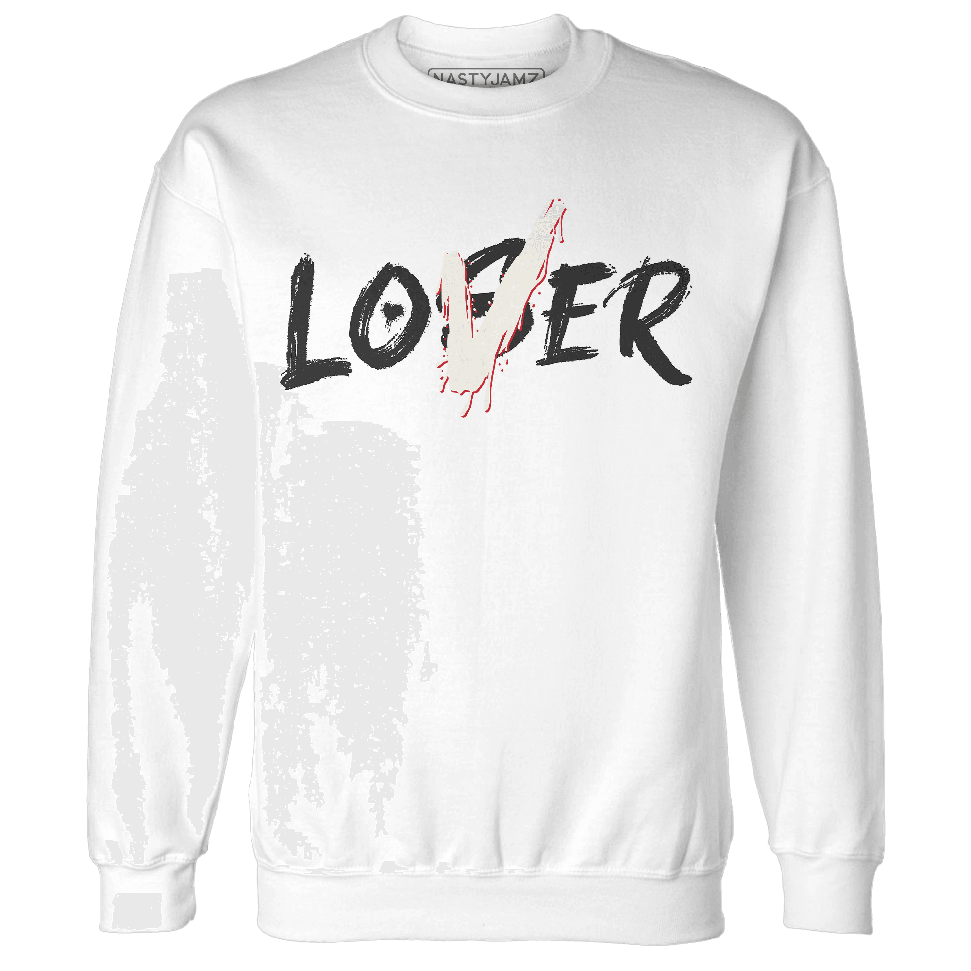 Jumman Jack University Red Sweatshirt Match Loser Lover - NastyJamz