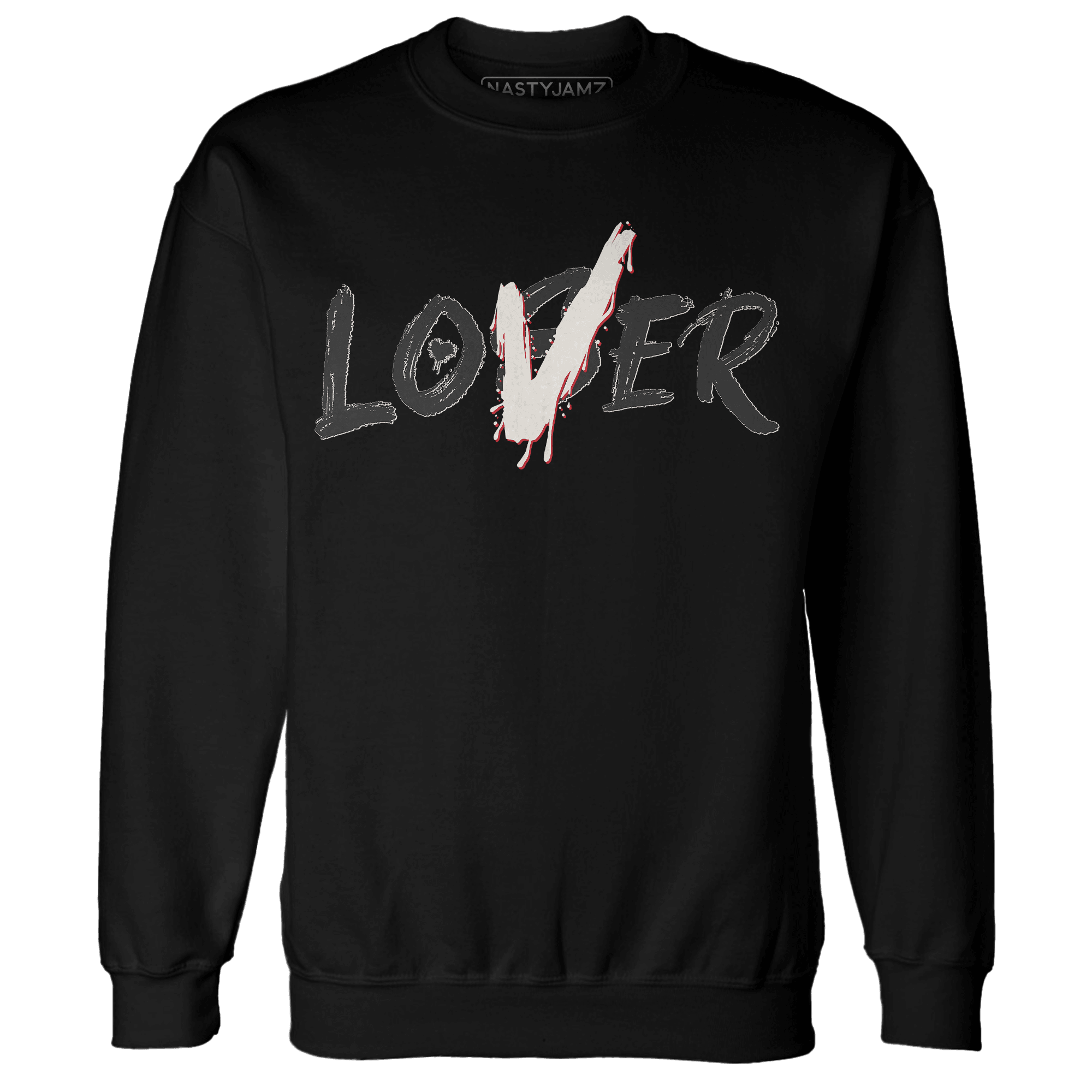 Jumman Jack University Red Sweatshirt Match Loser Lover - NastyJamz