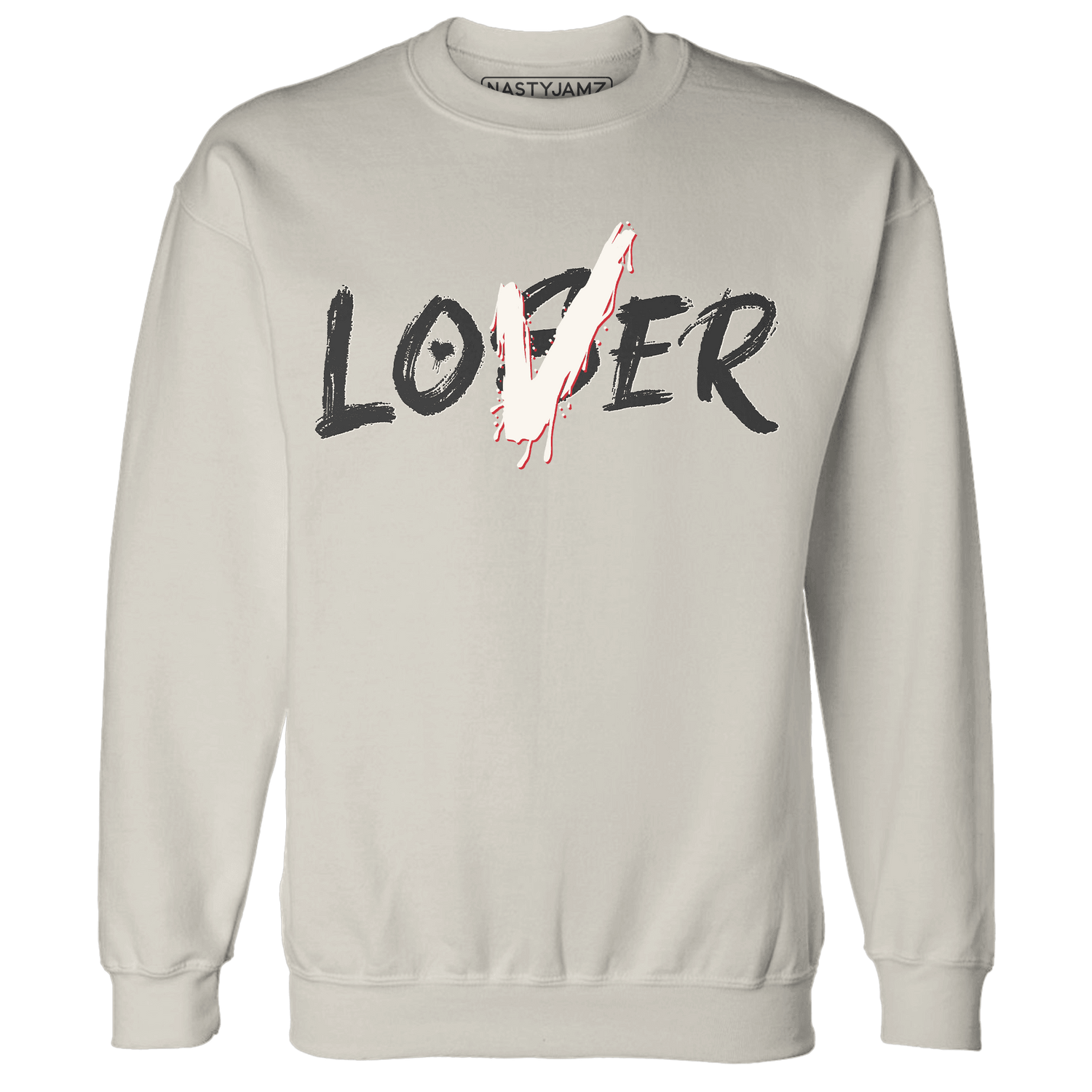 Jumman Jack University Red Sweatshirt Match Loser Lover - NastyJamz