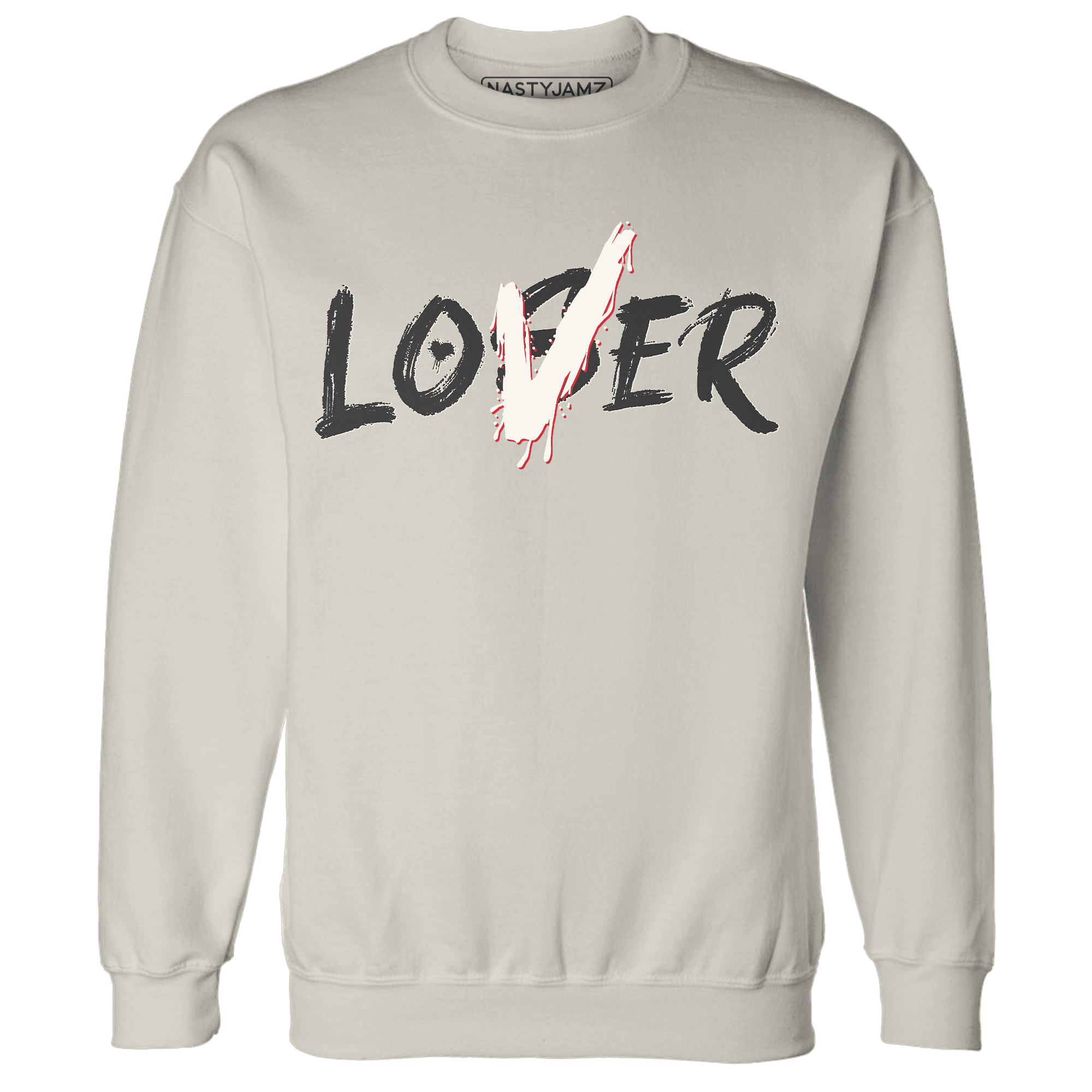 Jumman Jack University Red Sweatshirt Match Loser Lover - NastyJamz