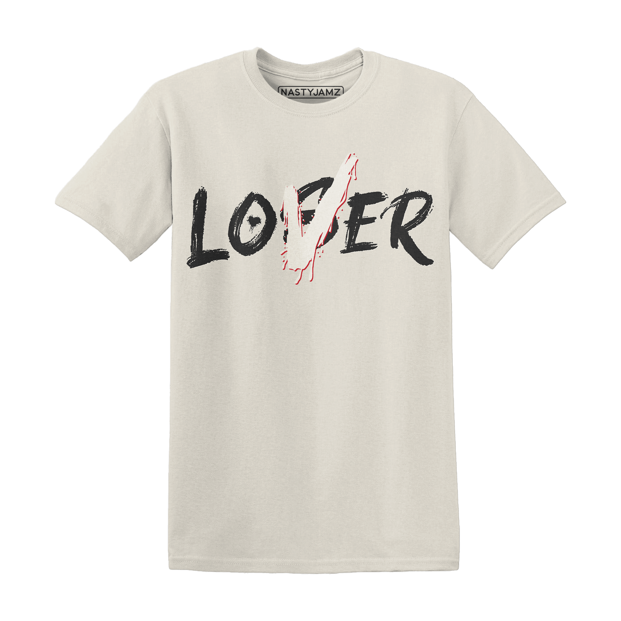 Jumman Jack University Red T Shirt Match Loser Lover - NastyJamz