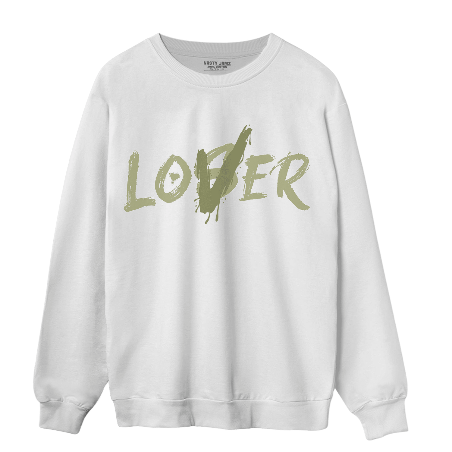 Yeezy Slide Resin Sweatshirt Match Loser Lover - NastyJamz