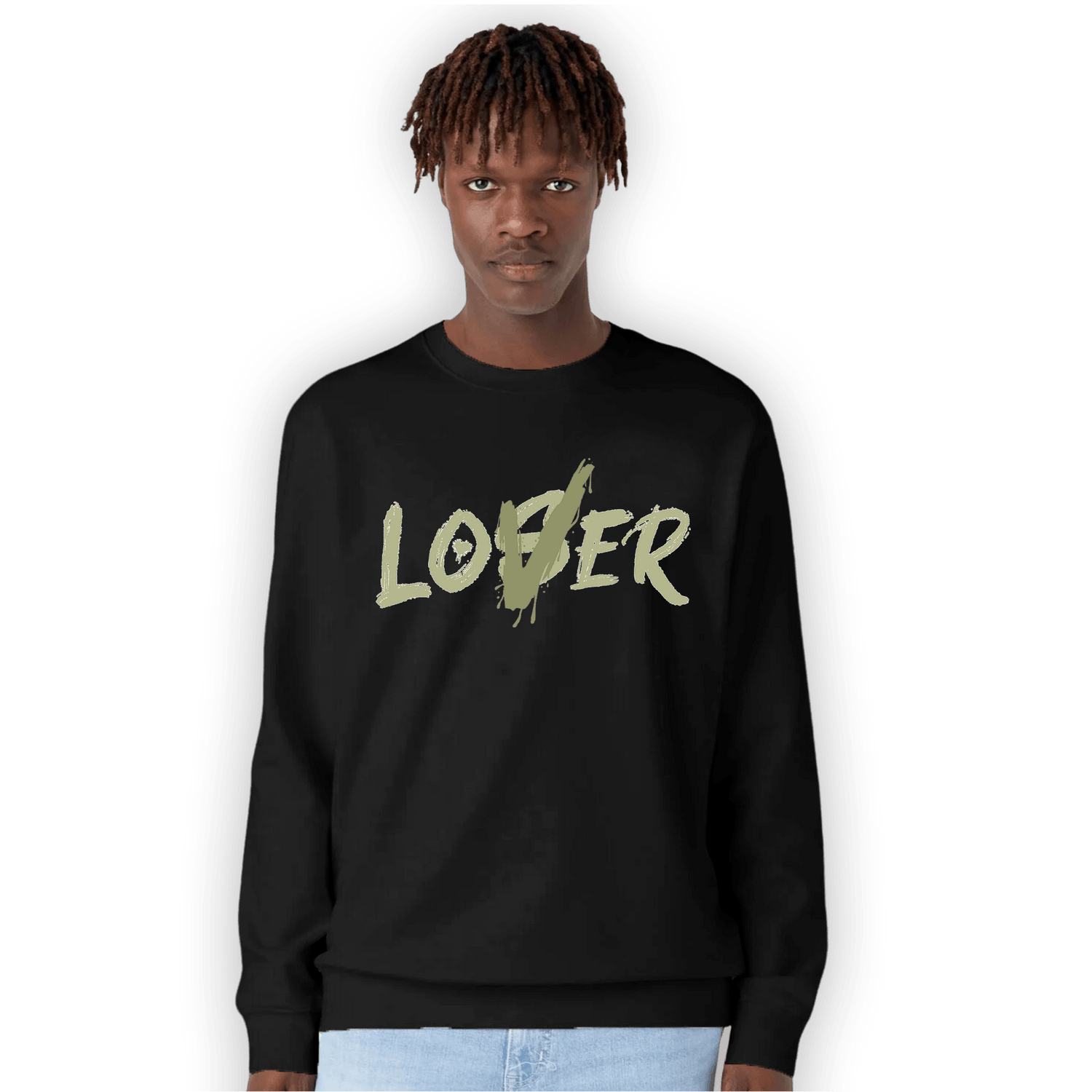 Yeezy Slide Resin Sweatshirt Match Loser Lover - NastyJamz