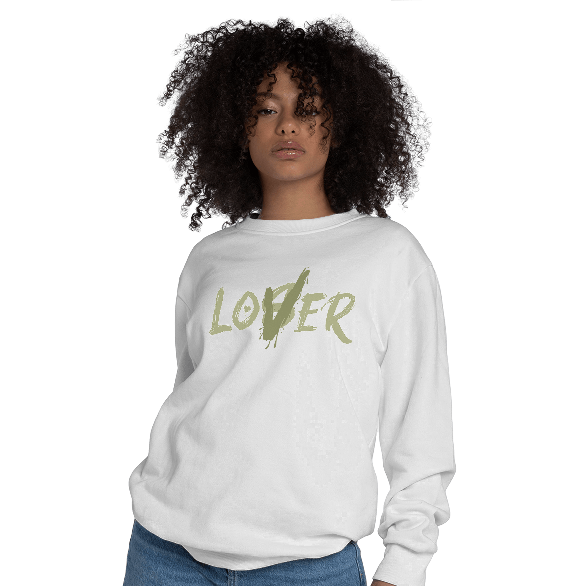 Yeezy Slide Resin Sweatshirt Match Loser Lover - NastyJamz