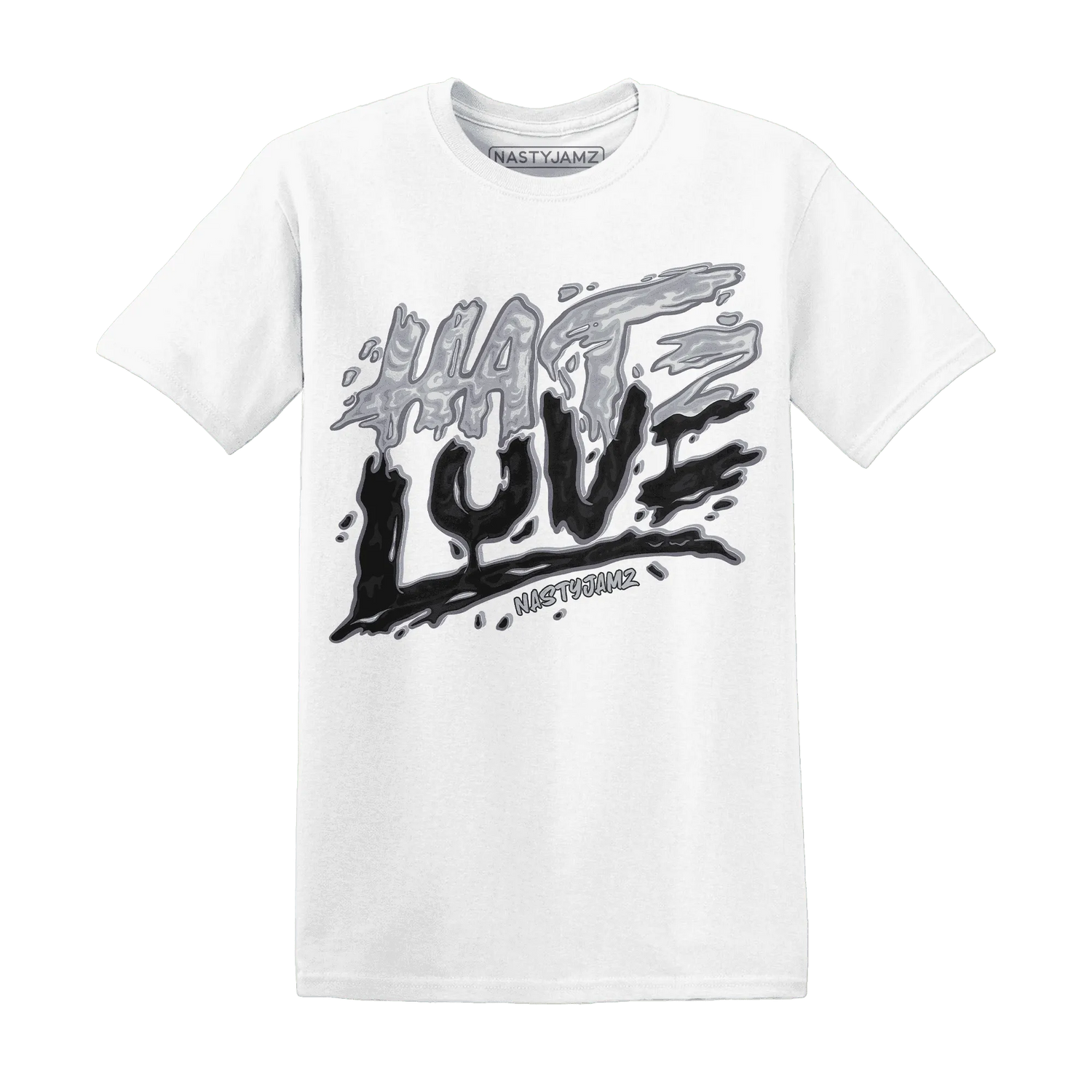 NastyJamz-Wolf-Grey-12s-T-Shirt-Match-Love-Hate