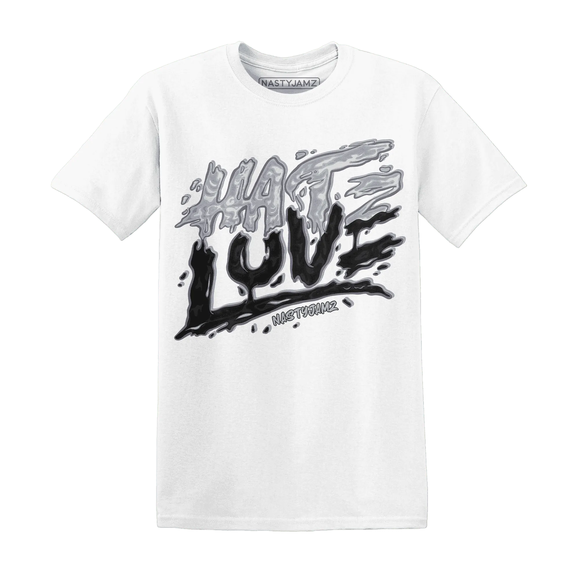 NastyJamz-Wolf-Grey-12s-T-Shirt-Match-Love-Hate