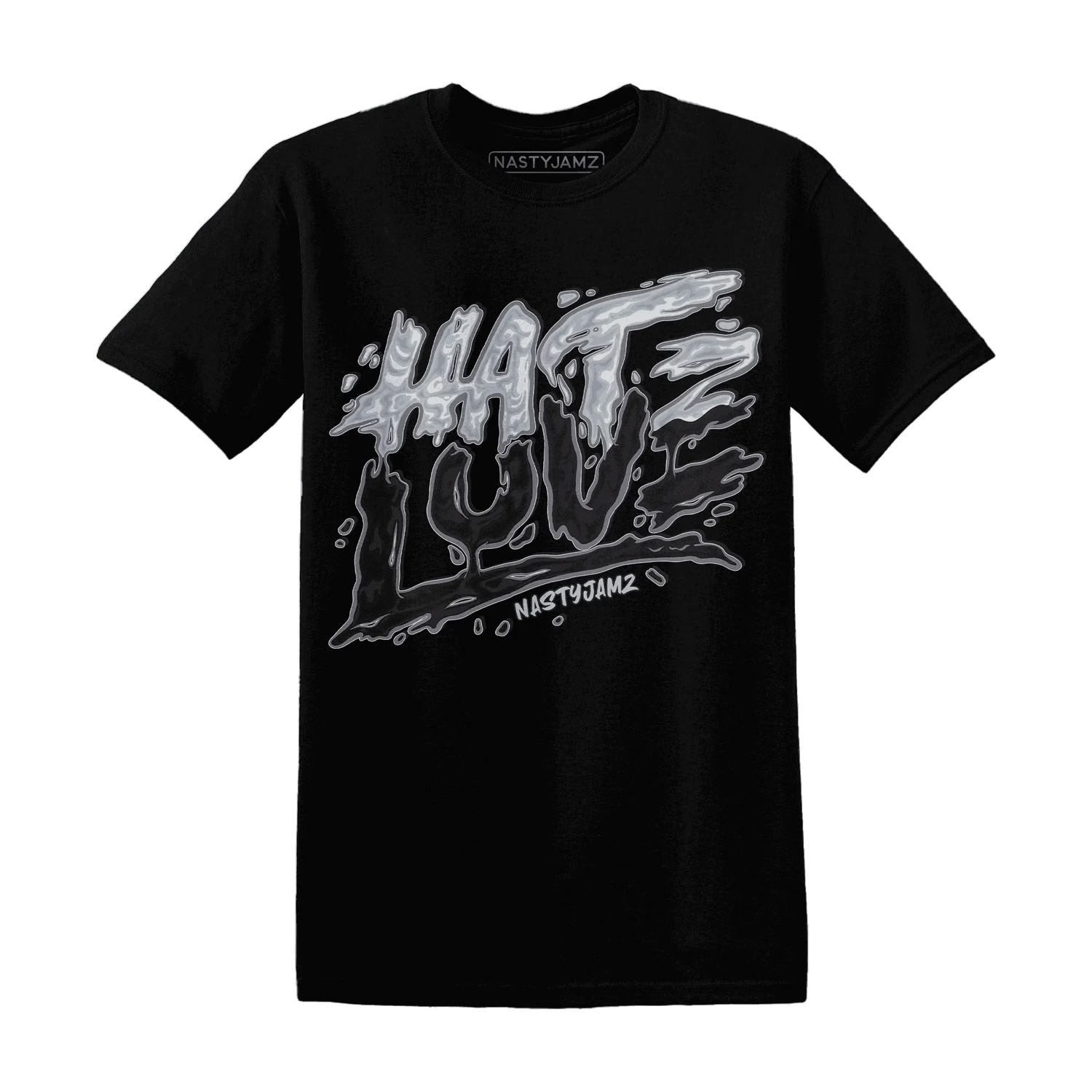 NastyJamz-Wolf-Grey-12s-T-Shirt-Match-Love-Hate