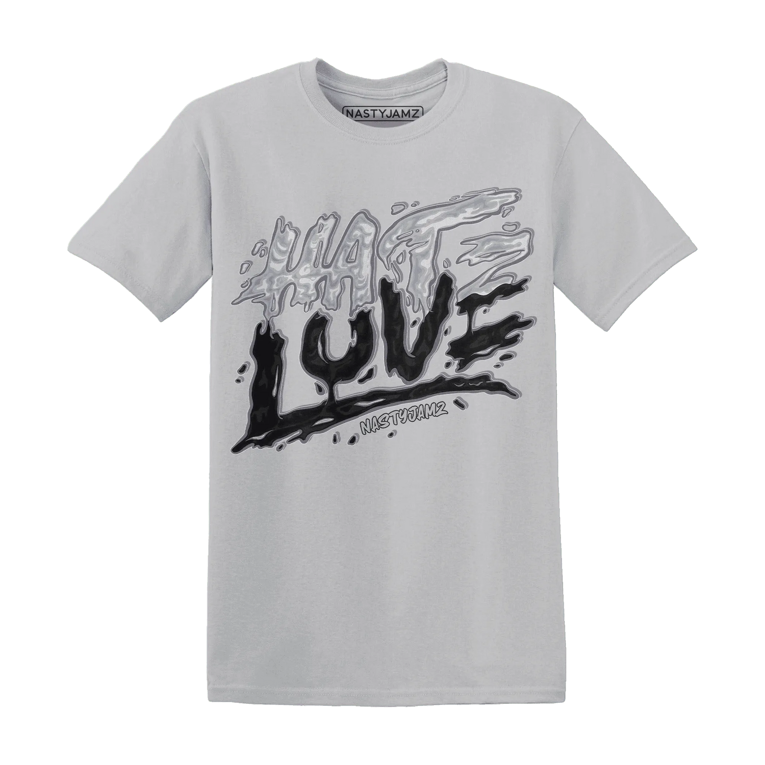 NastyJamz-Wolf-Grey-12s-T-Shirt-Match-Love-Hate