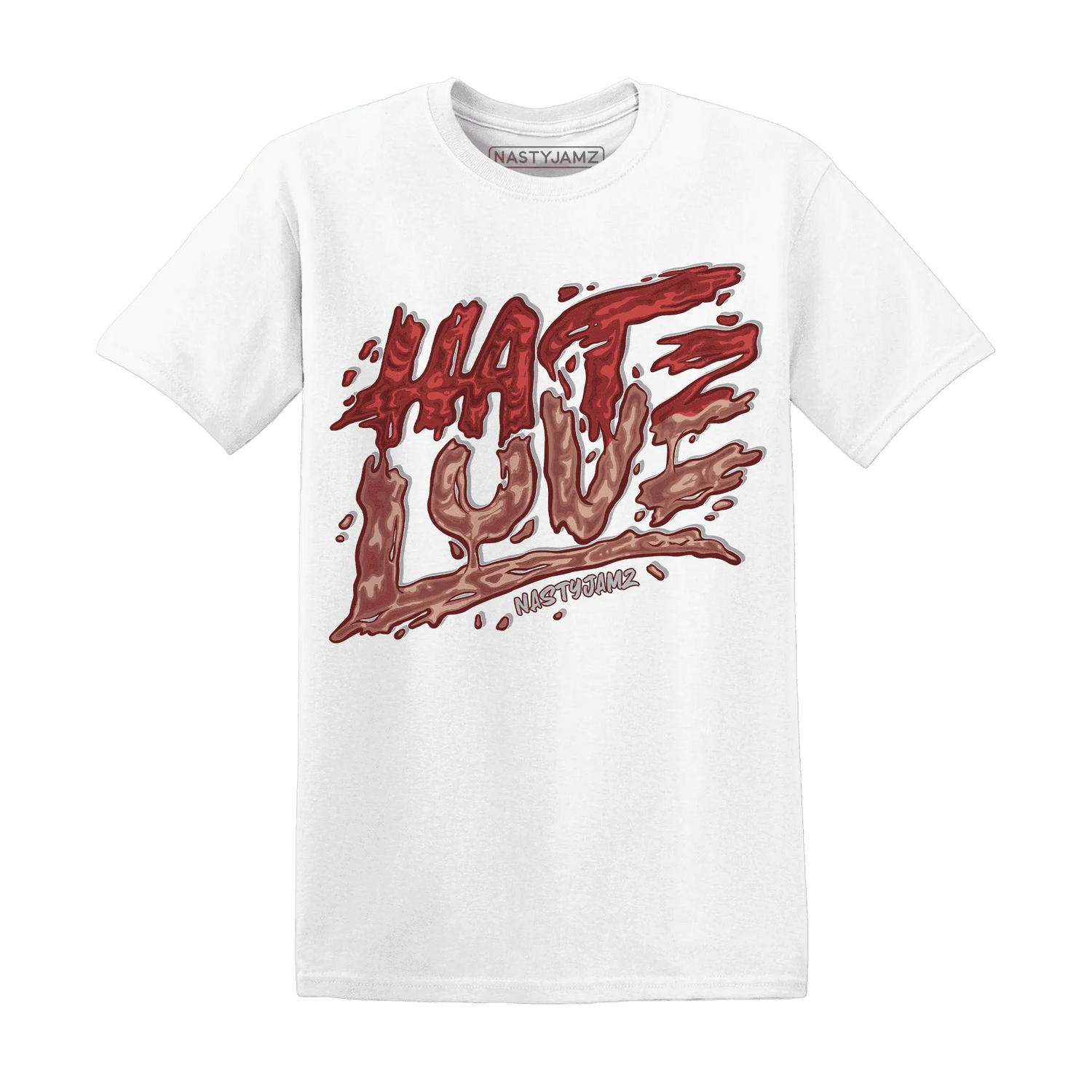 NastyJamz-Dune-Red-13s-T-Shirt-Match-Love-Hate