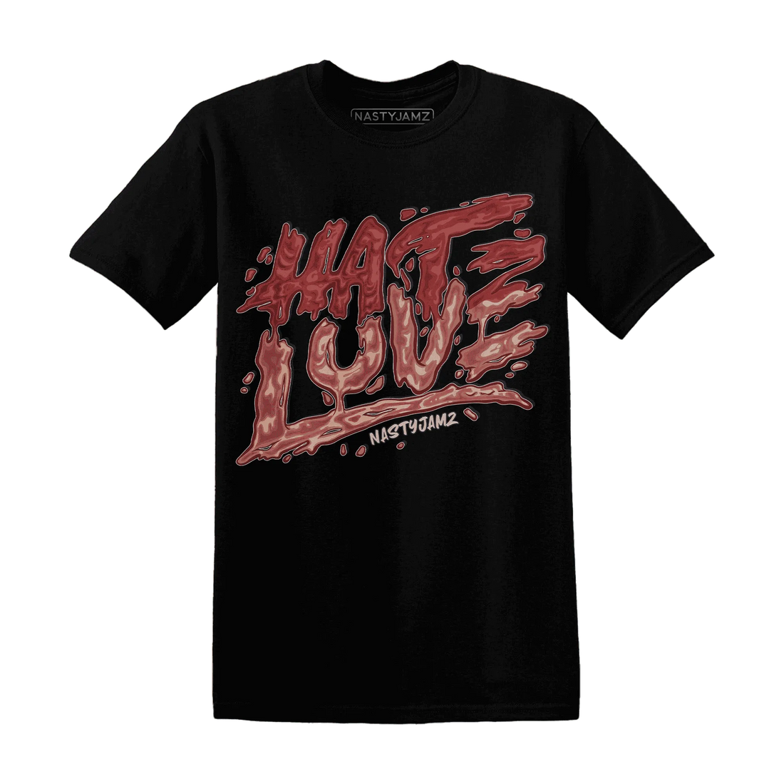 NastyJamz-Dune-Red-13s-T-Shirt-Match-Love-Hate