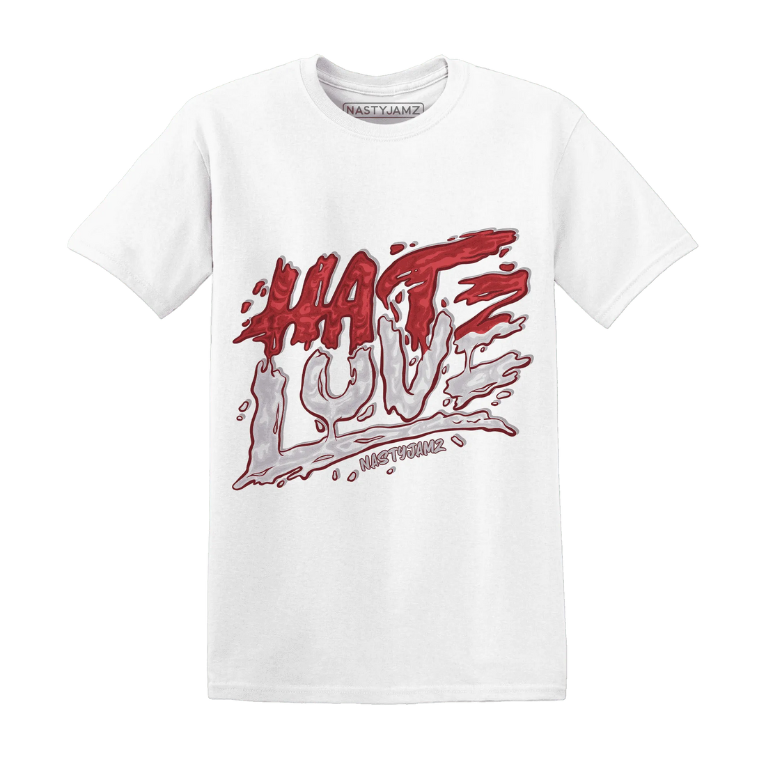 Black-Toe-Reimagined-Red-White-1s-T-Shirt-Match-Love-Hate