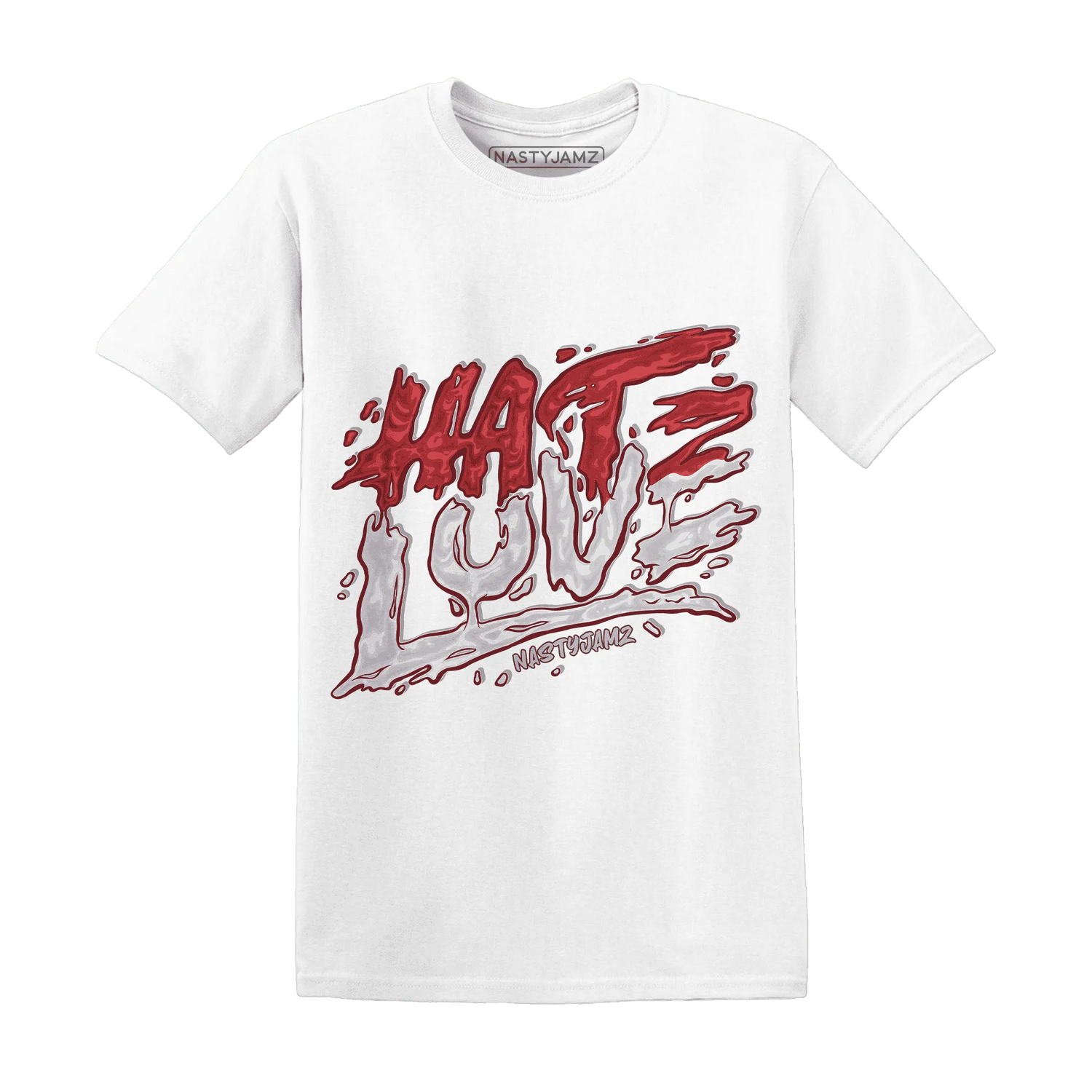 Black-Toe-Reimagined-Red-White-1s-T-Shirt-Match-Love-Hate