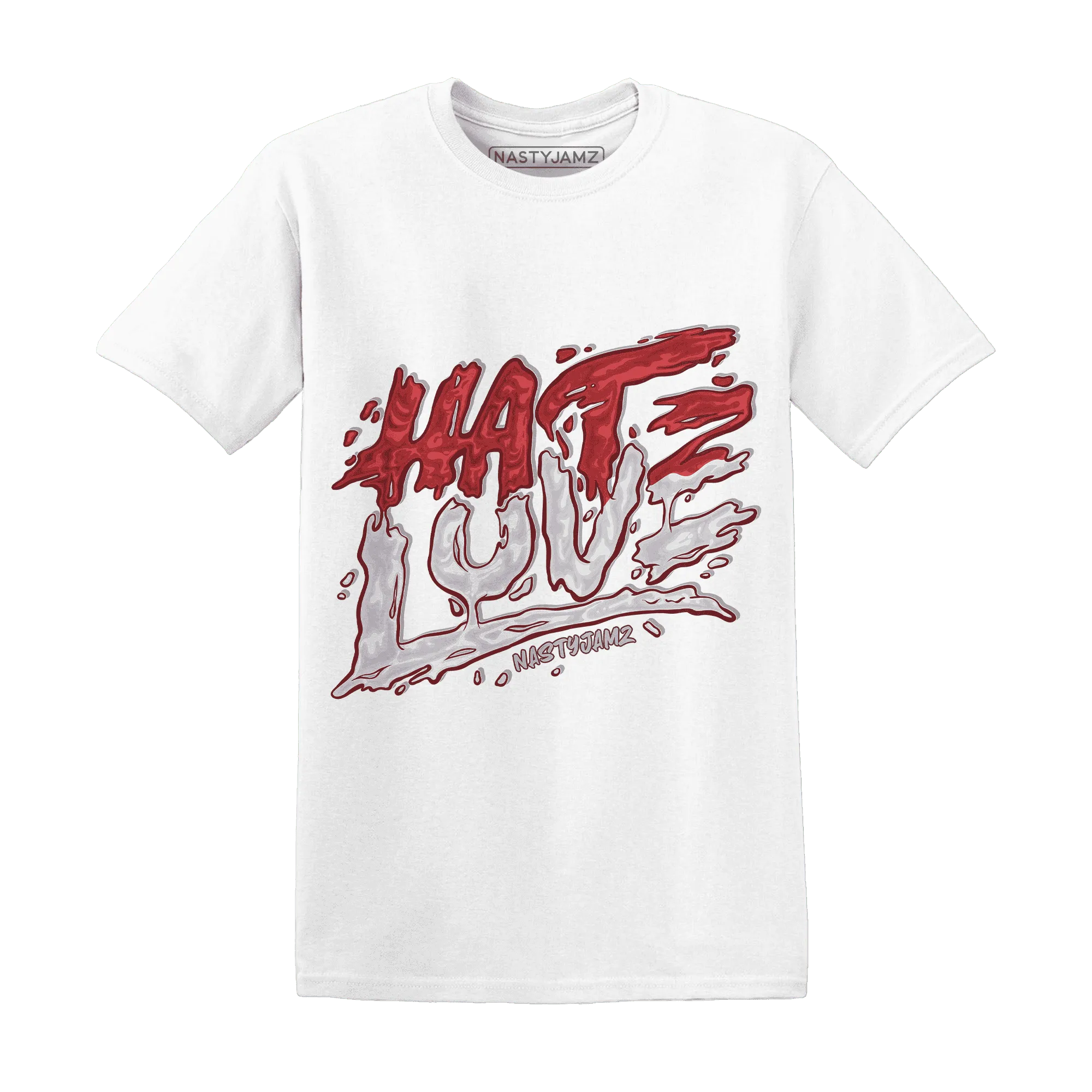 Black-Toe-Reimagined-Red-White-1s-T-Shirt-Match-Love-Hate