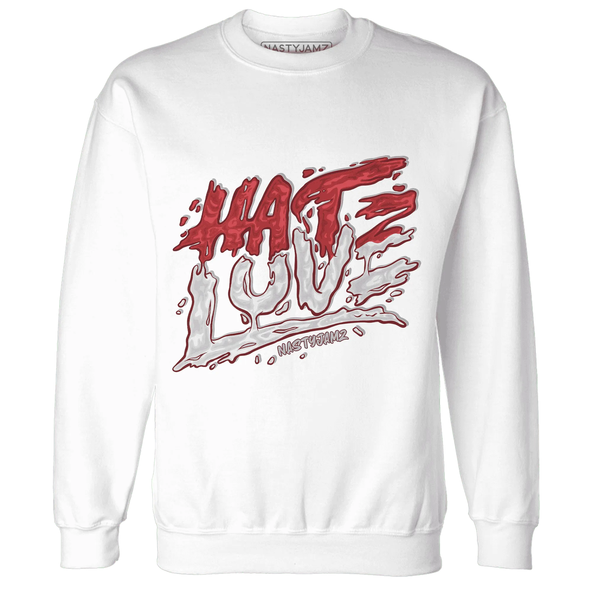 Black-Toe-Reimagined-Red-White-1s-Sweatshirt-Match-Love-Hate