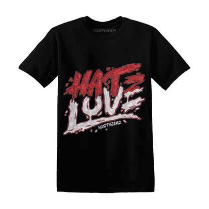 Black-Toe-Reimagined-Red-White-1s-T-Shirt-Match-Love-Hate
