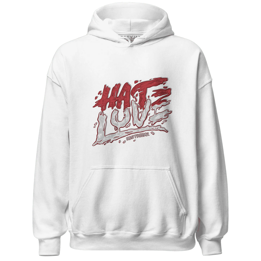 Black-Toe-Reimagined-Red-White-1s-Hoodie-Match-Love-Hate