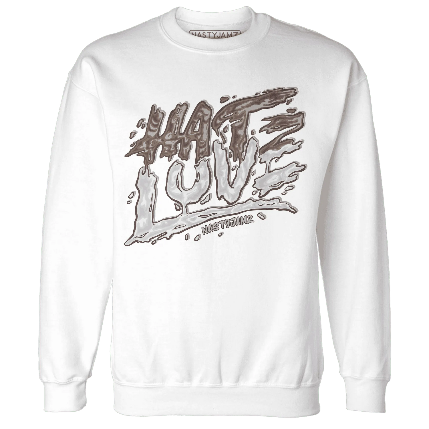 NastyJamz-Low-Mocha-1s-Sweatshirt-Match-Love-Hate