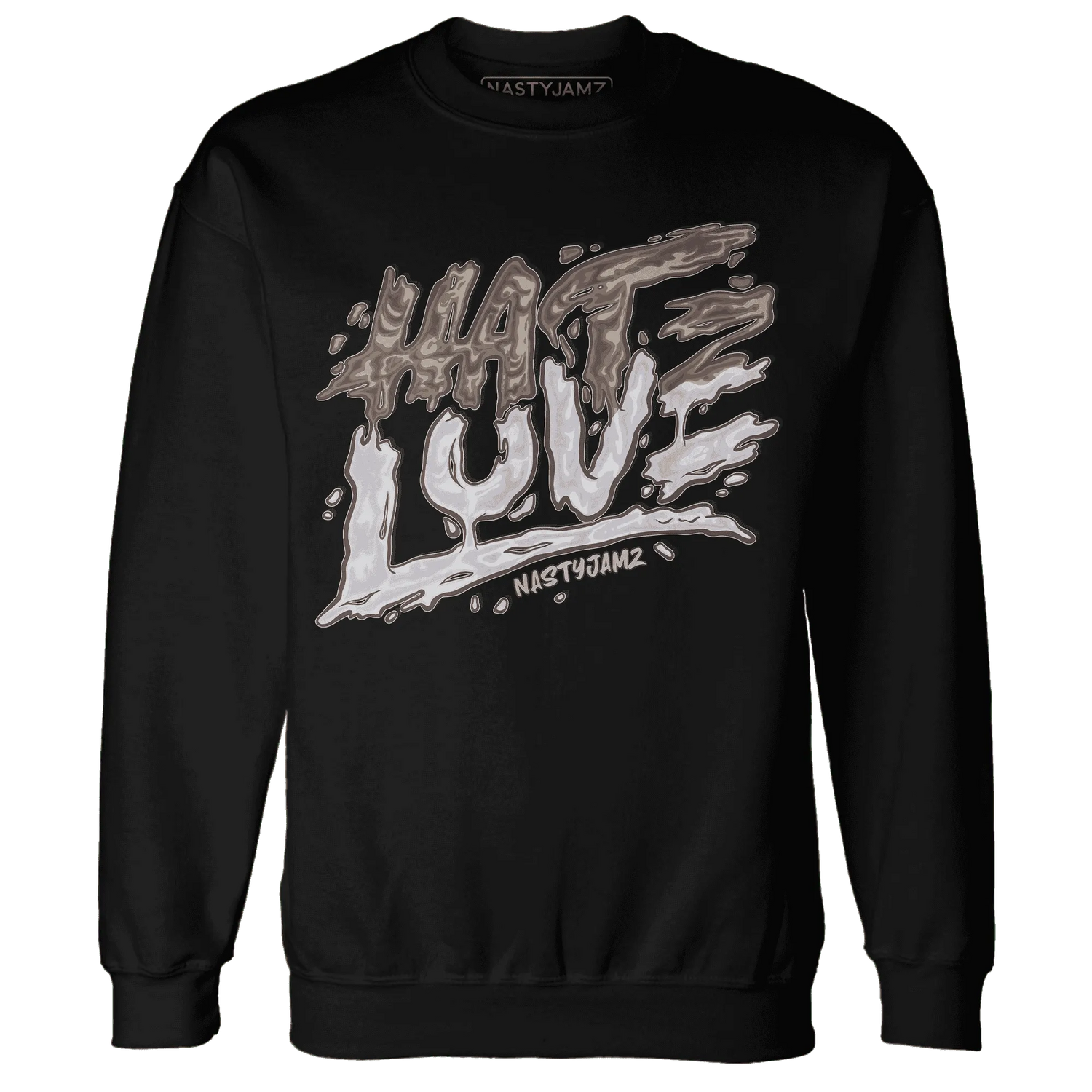 NastyJamz-Low-Mocha-1s-Sweatshirt-Match-Love-Hate