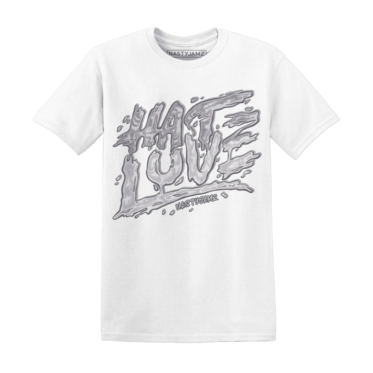 Wolf-Grey-1s-T-Shirt-Match-Love-Hate